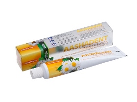 Натуральная зубная паста Ромашка и Мята, 100г. Aashadent, (Aasha Herbals)